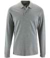 02087 Perfect LS SOL'S Perfect Long Sleeve Piqué Polo Shirt Grey Marl colour image